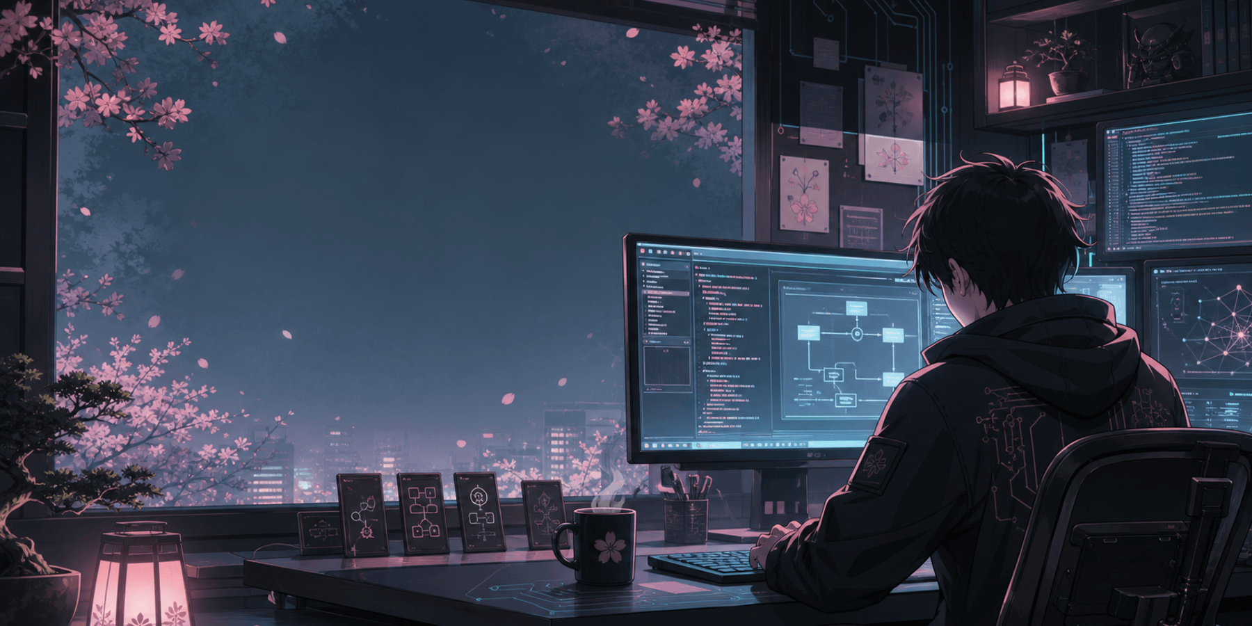Desktop background image of the blog